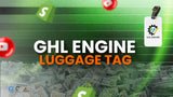GHL Engine Luggage Tag